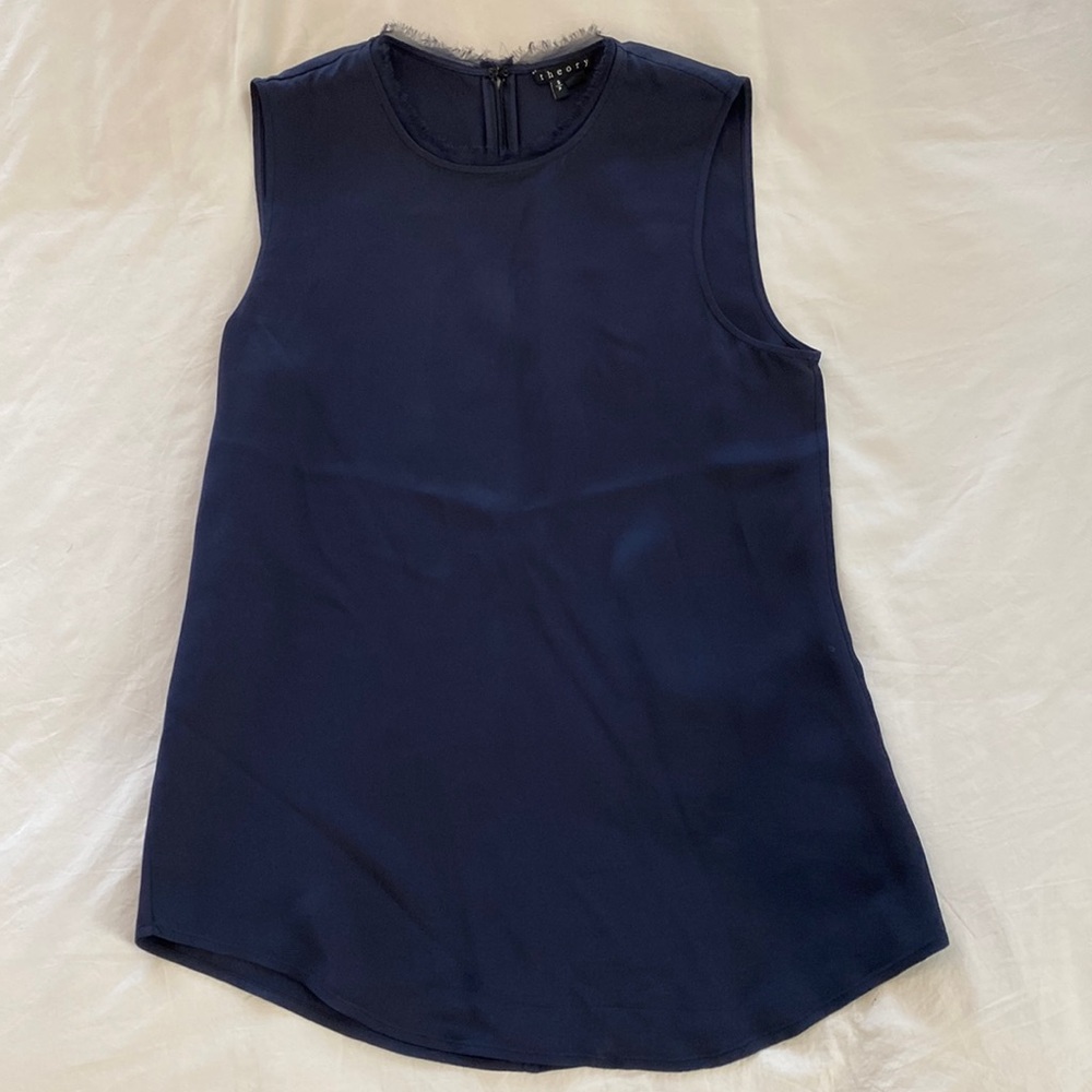 theory silk blouse - Women’s size S